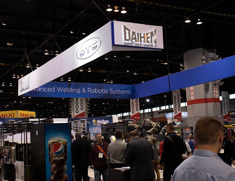 OTC DAIHEN trade show booth