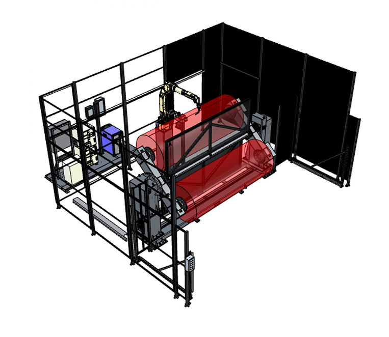 OTC DAIHEN TRI-ARC 100- robotic welding cell