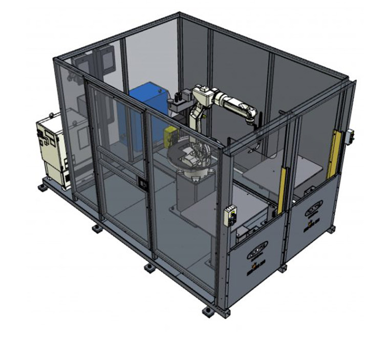 OTC DAIHEN ECO-ARC 200 robotic welding cell