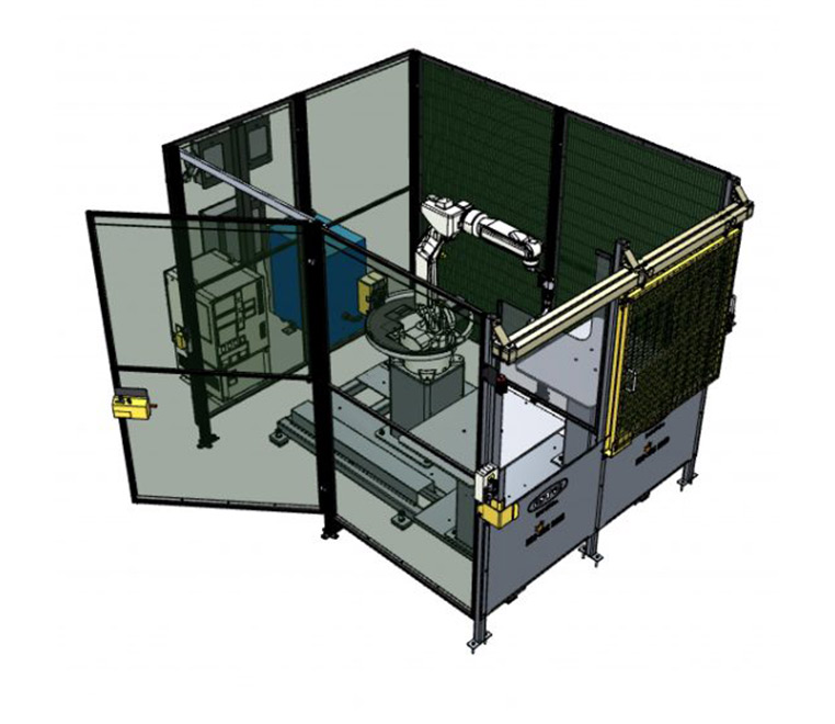 OTC DAIHEN ECO-ARC 200B robotic welding cell