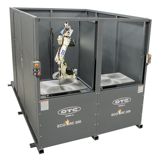 OTC DAIHEN ECO-ARC robotic welding cell