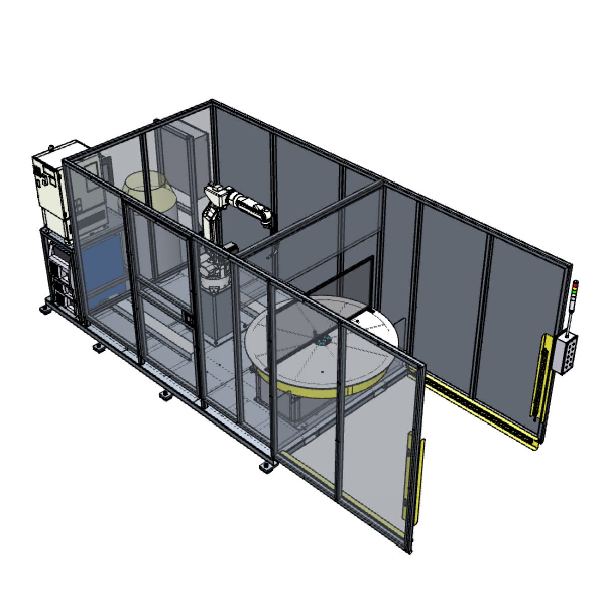 OTC DAIHEN PT-ARC 600 robotic welding cell