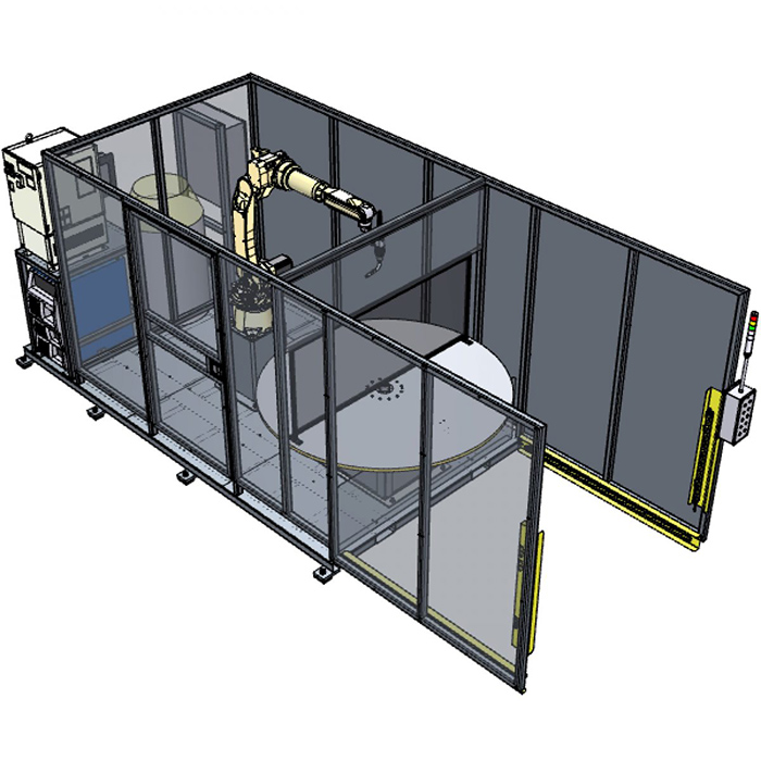 OTC DAIHEN SERVO-ARC 720 robotic welding cell